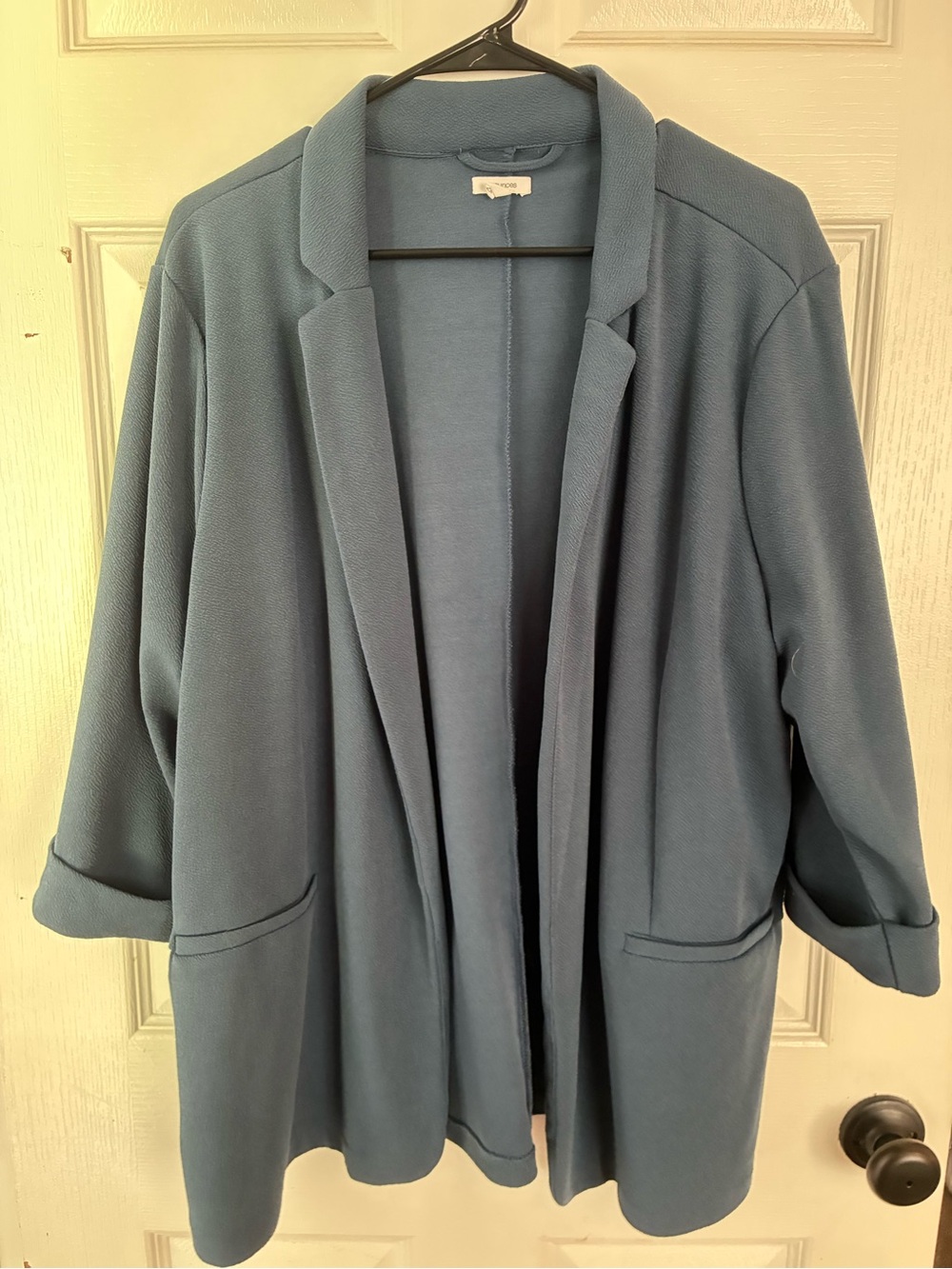 Maurices Dusty Blue Open-Front Blazer